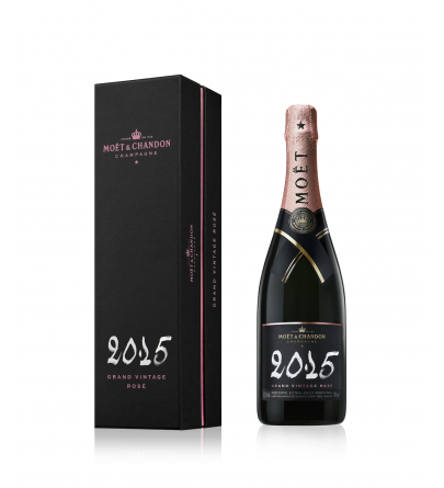 m Moët & Chandon Grand Vintage Rosé 2015 Gift Box